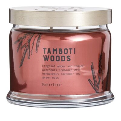 PARTYLITE | VONNÁ SVÍČKA TAMBOTI WOODS 3 KNOTY