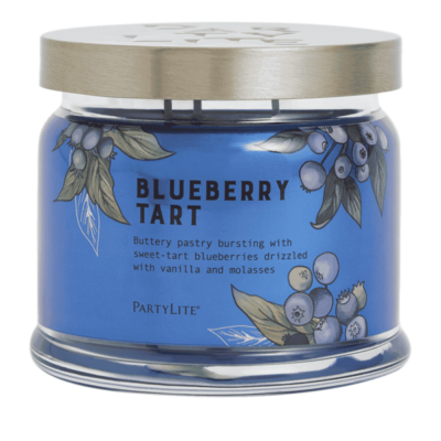 PARTYLITE | VONNÁ SVÍČKA BLUEBERRY TART 3 KNOTY