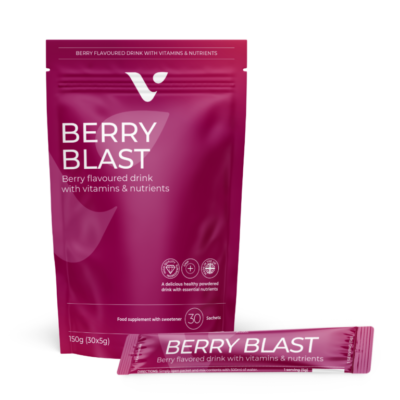 Valentus | Berry Blast – džus na hubnutí 30 x 5 g NOVINKA