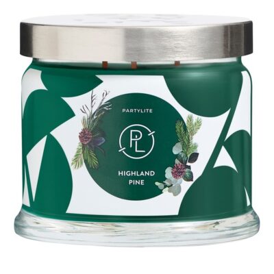 PARTYLITE | VONNÁ SVÍČKA Highland Pine Svíčka se 3 knoty