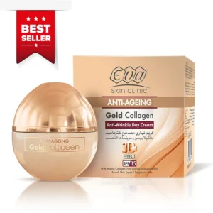 Eva Skin Clinic denní krém proti vráskám Gold Collagen SPF 15