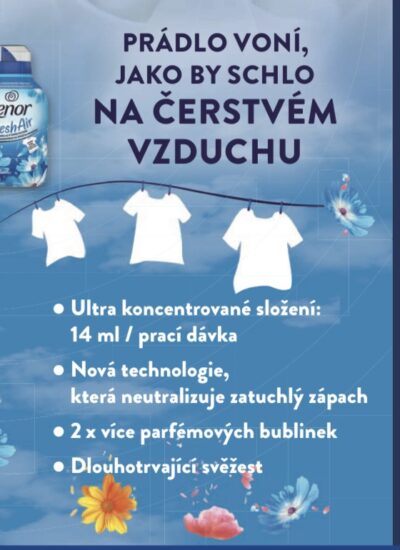 Lenor aviváž 50 pracích dávek Fresh Air Tropical Sunset 700 ml - Image 3