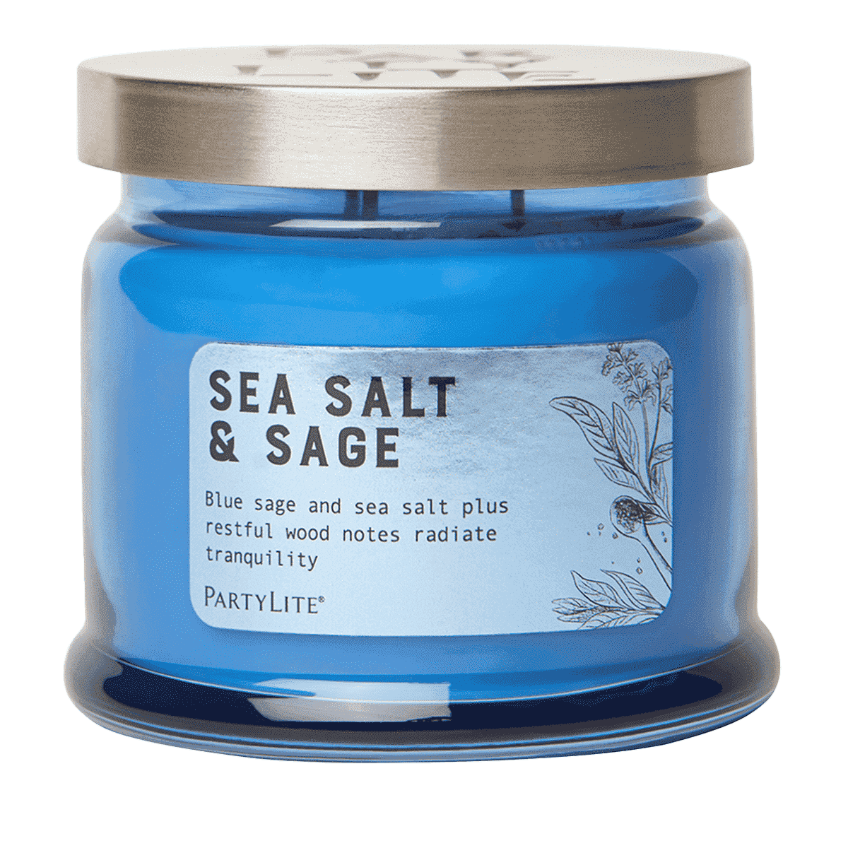 PARTYLITE | Sea Salt & Sage Svíčka se 3 knoty