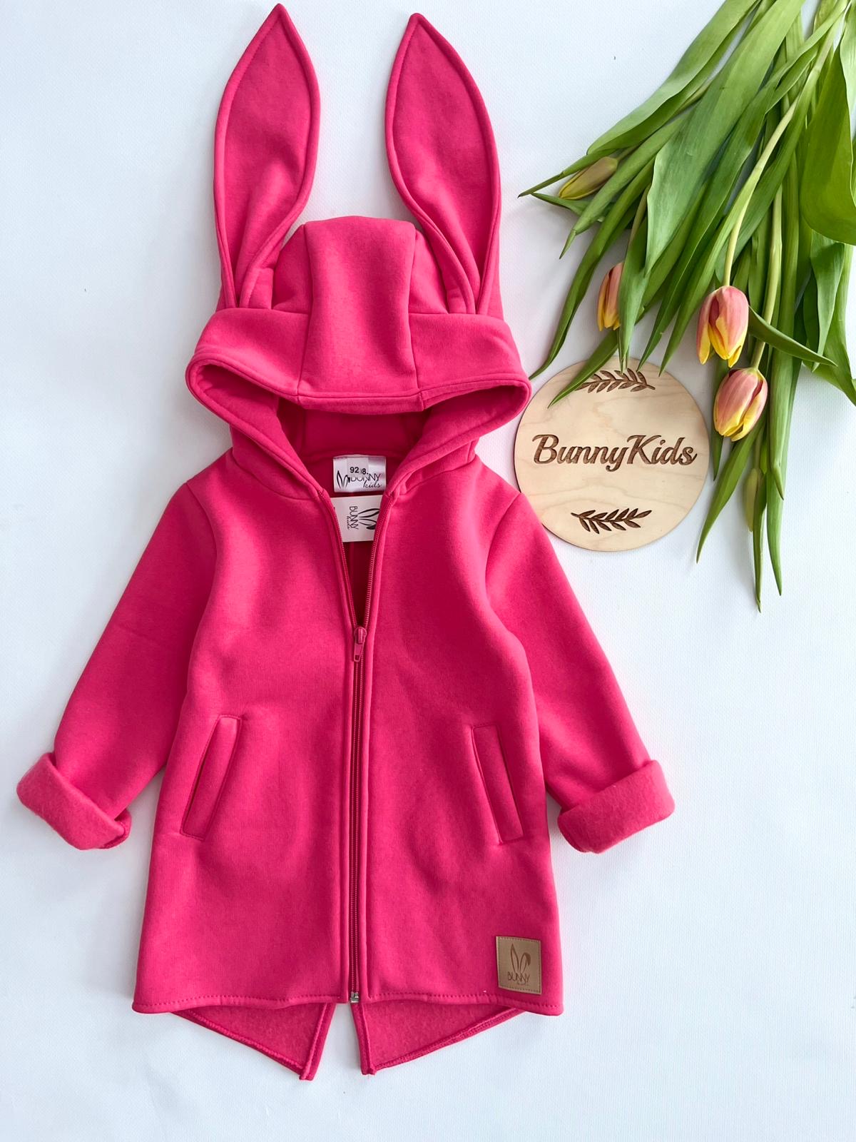 BUNNY KIDS MIKINO-KABÁTEK ZAJÍC – JAHODOVÁ