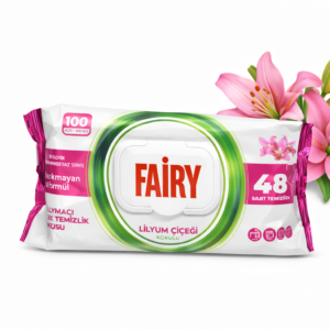 Fairy XXL VLHČENÉ ČISTÍCÍ UBROUSKY Univerzální 100 ks Lilie