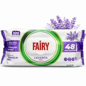 Vlhčené ubrousky z viskózy Fairy v balení 100 ks