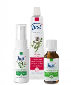 Just | Sada Eucasol 30 ml, Tymiánový krém 30 ml, Olej z 31 bylin 20 ml