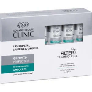 Eva Advanced Care Clinic Ampule proti vypadávání vlasů s Kopexilem, kofeinem a ženšenem