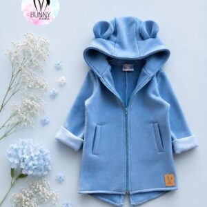 Bunny Kids Mikino – kabátek Medvídek – SKY BLUE